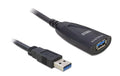 Delock USB3 Verlängerungskabel 5.0m aktive Verstärkung