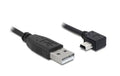 USB-mini-Kabel 2m A-MiniB,USB 2.0 Mini-B Stecker nach rechts gewinkelt
