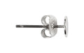 Creativ Company Ohrring 10 Stück Metall, versilbert, mit Stecker