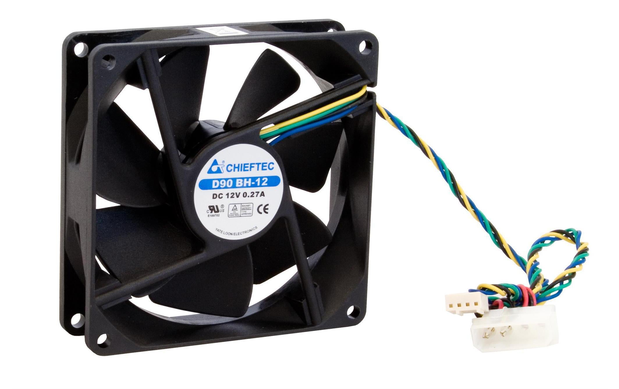 Gehäuselüfter Chiftec AF-0925PWM 92x92x25mm, 12V, 30dBA,