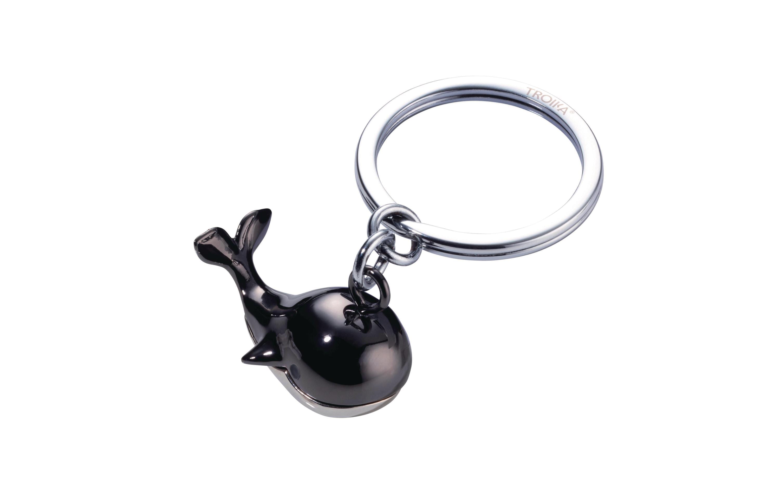 TROIKA Schlüsselanhänger Jack Pott chrom glänzend/Gunmetal