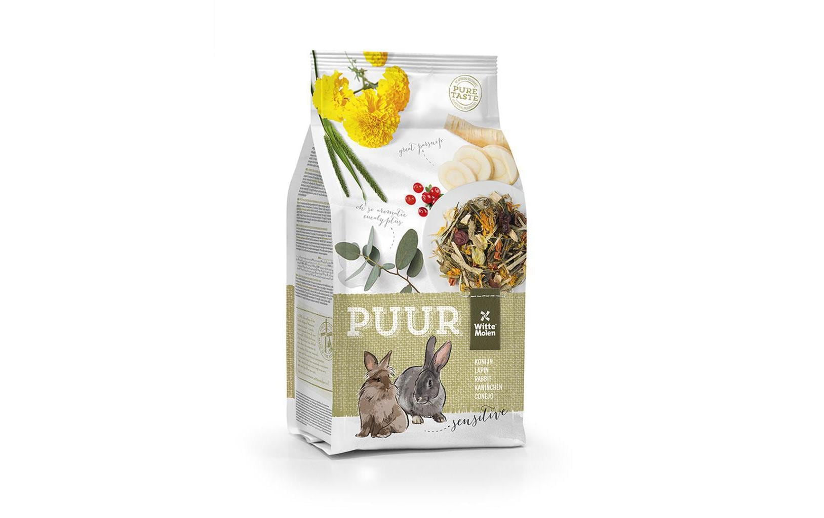 Witte Molen Puur Kaninchen Sensitive Alleinfutter, 3kg
