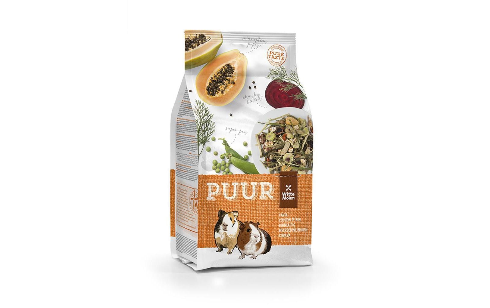 Witte Molen Puur Meerschweinchen Alleinfutter, 2.5kg