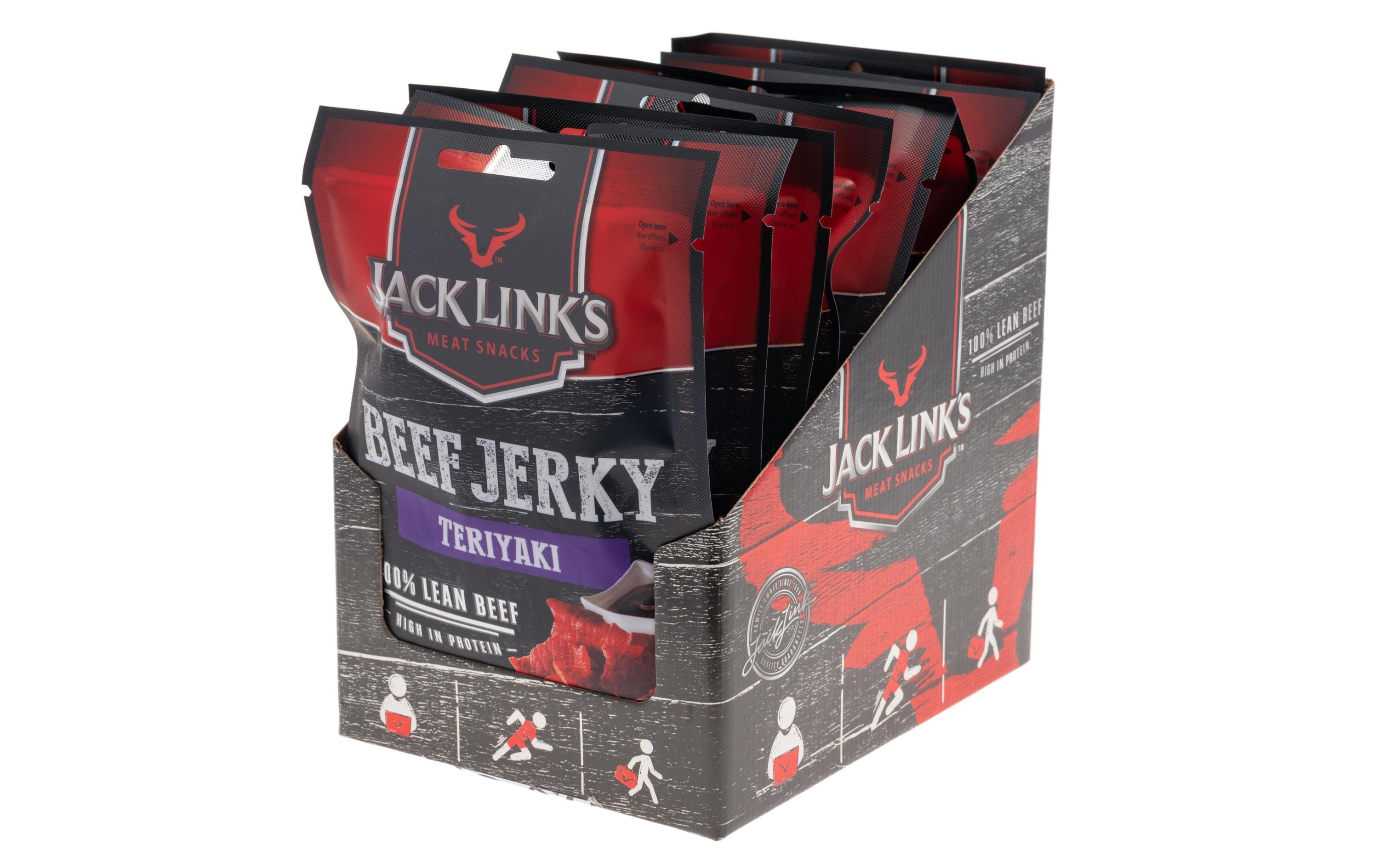 Beef Jerky Teriyaki 25g Karton 12 x 25g, Karton