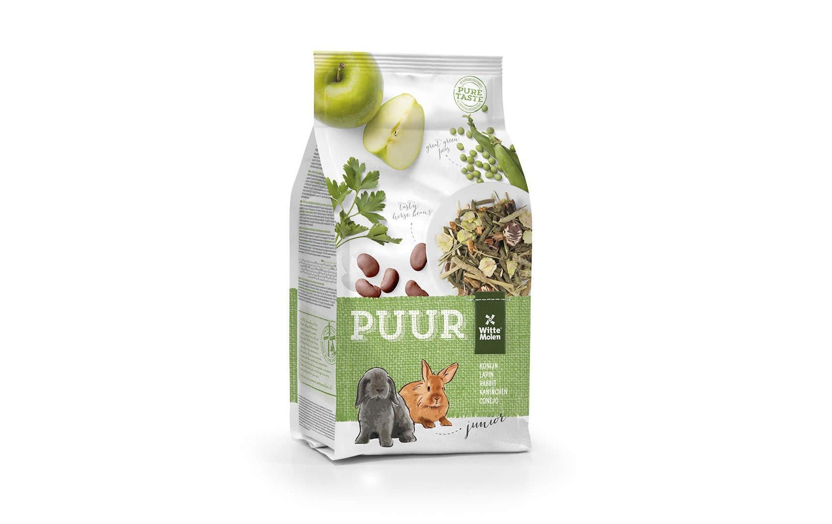 Witte Molen Puur Kaninchen Junior Alleinfutter, 600g