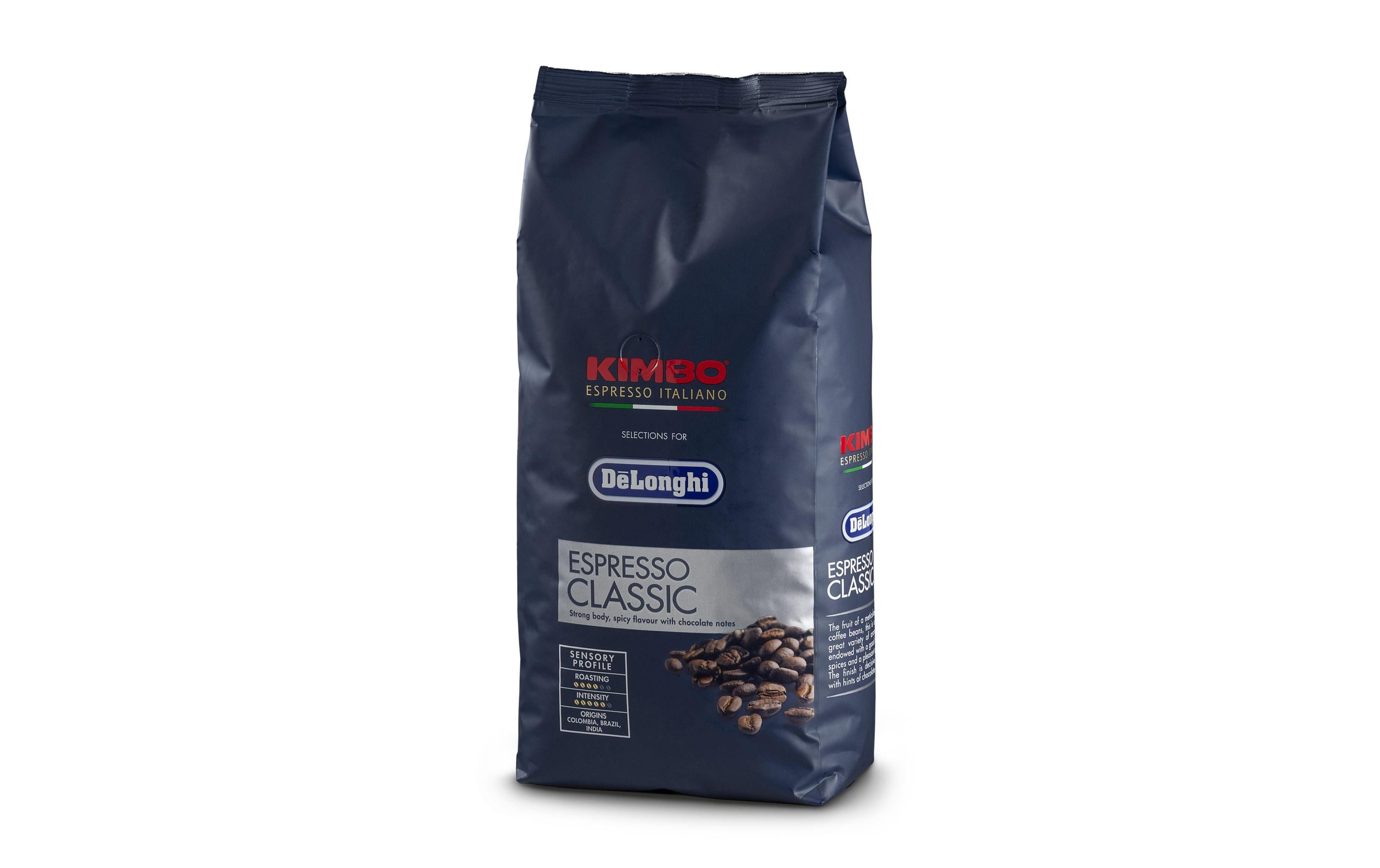 De'Longhi Kaffeebohnen Kimbo Classic 1kg Packung à 1kg
