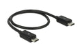 USB OTG Power Share MicroUSB-B, 30cm Lädt Strom von Smartphone zu USB Gerät