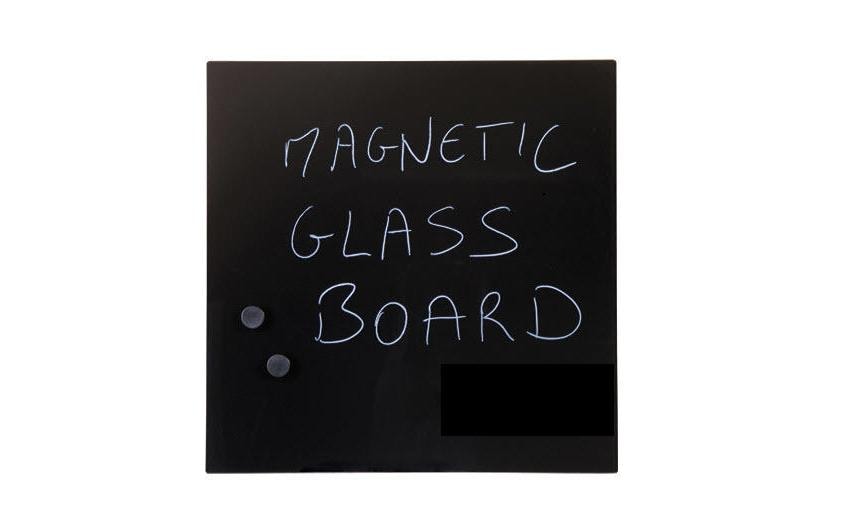 Bi-Office magnetische Glastafel schwarz 380x380