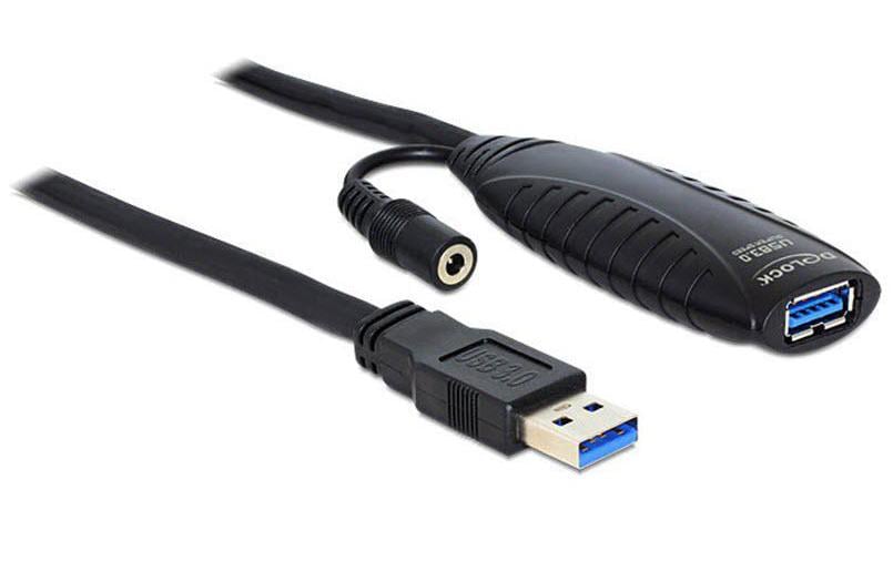 Delock USB3 Verlängerungskabel 10m aktive Verstärkung, ohne NT
