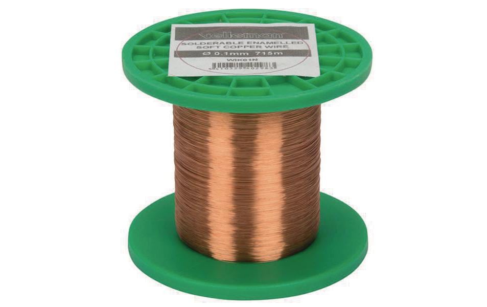 Velleman WICK01N Wickeldraht Ø 0.1mm 715m 1.5 K Ohm