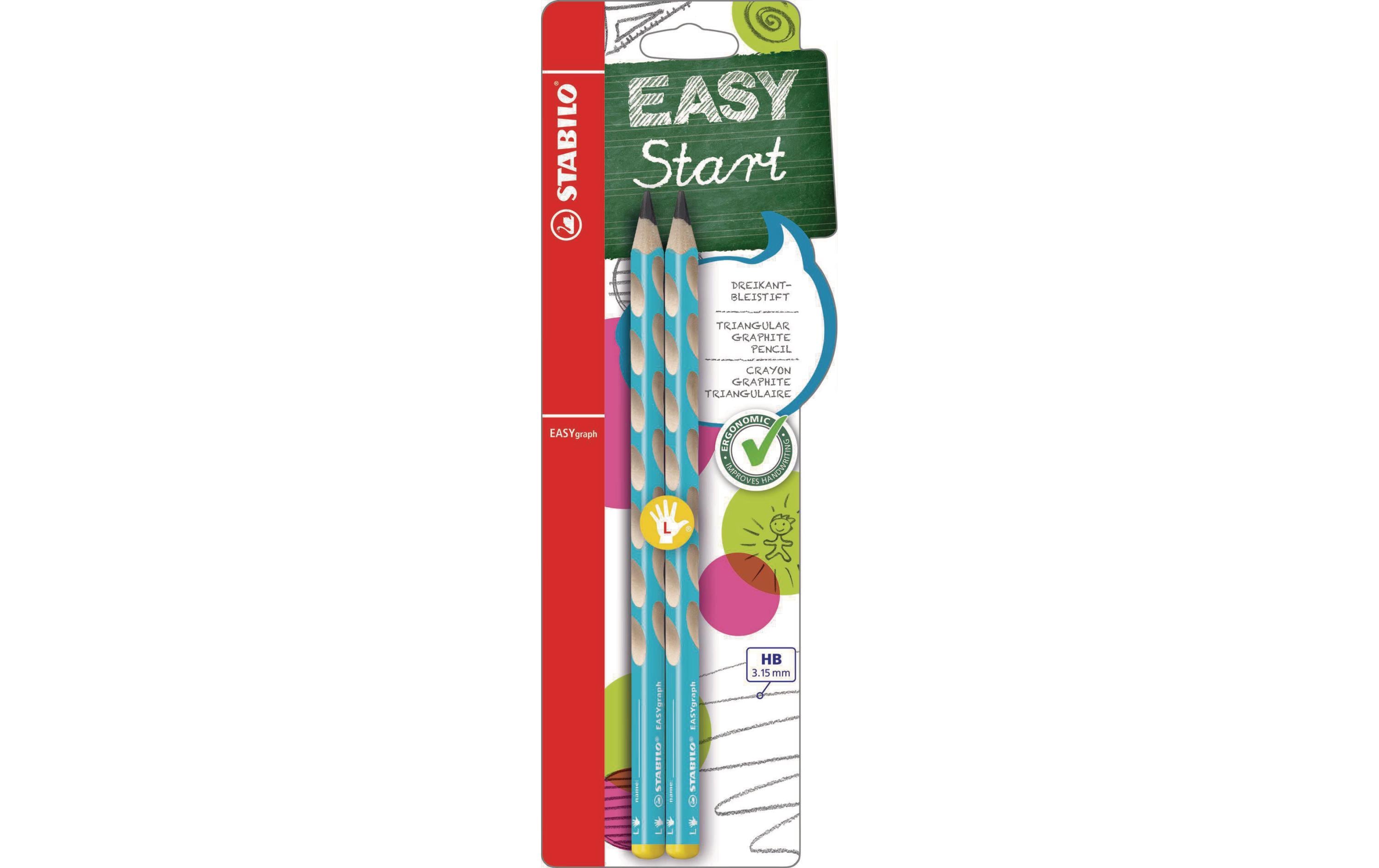 STABILO EASYgraph blau 2er linkshänder