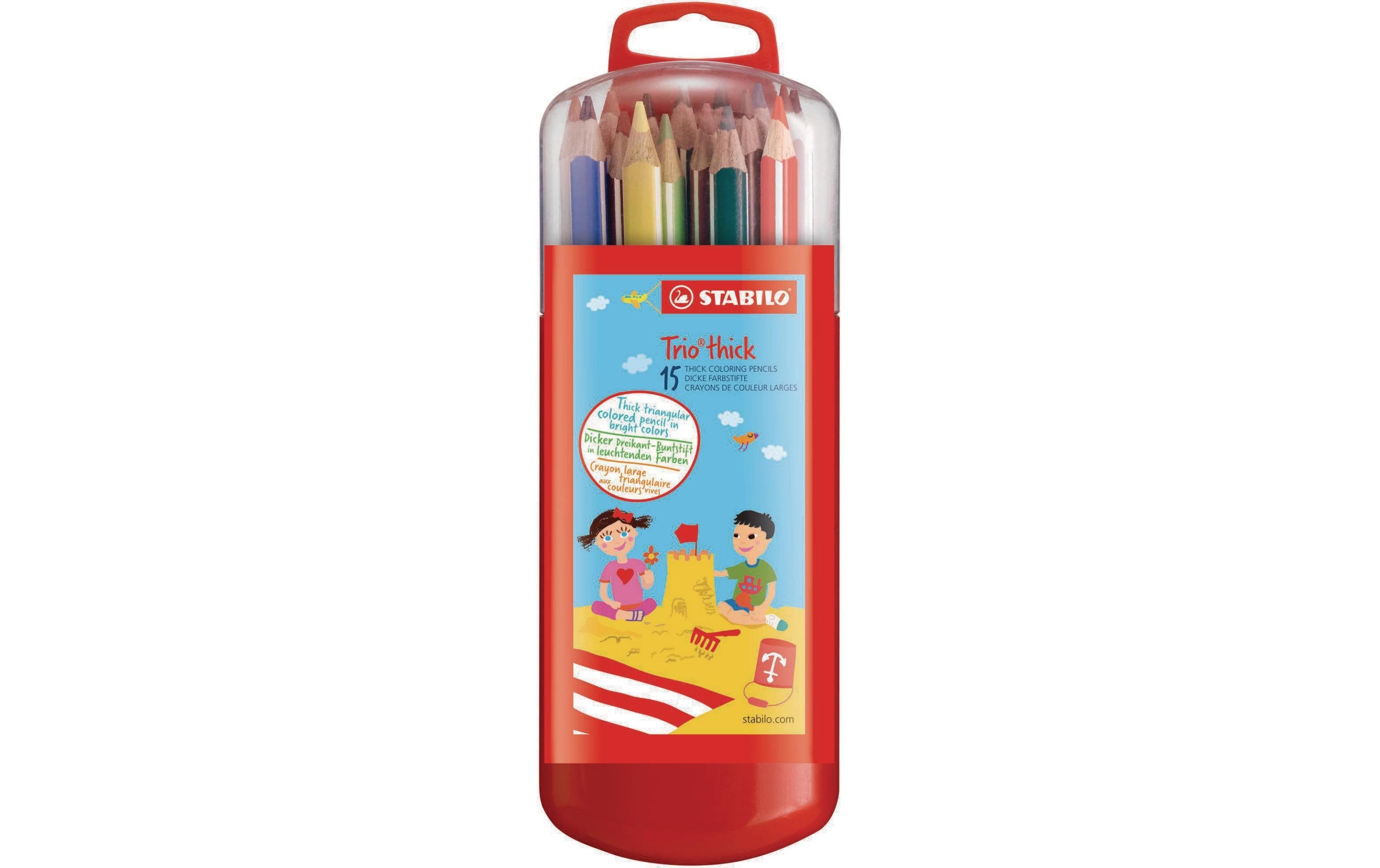 STABILO Trio dick 15er Zebrui verschiedene Farben