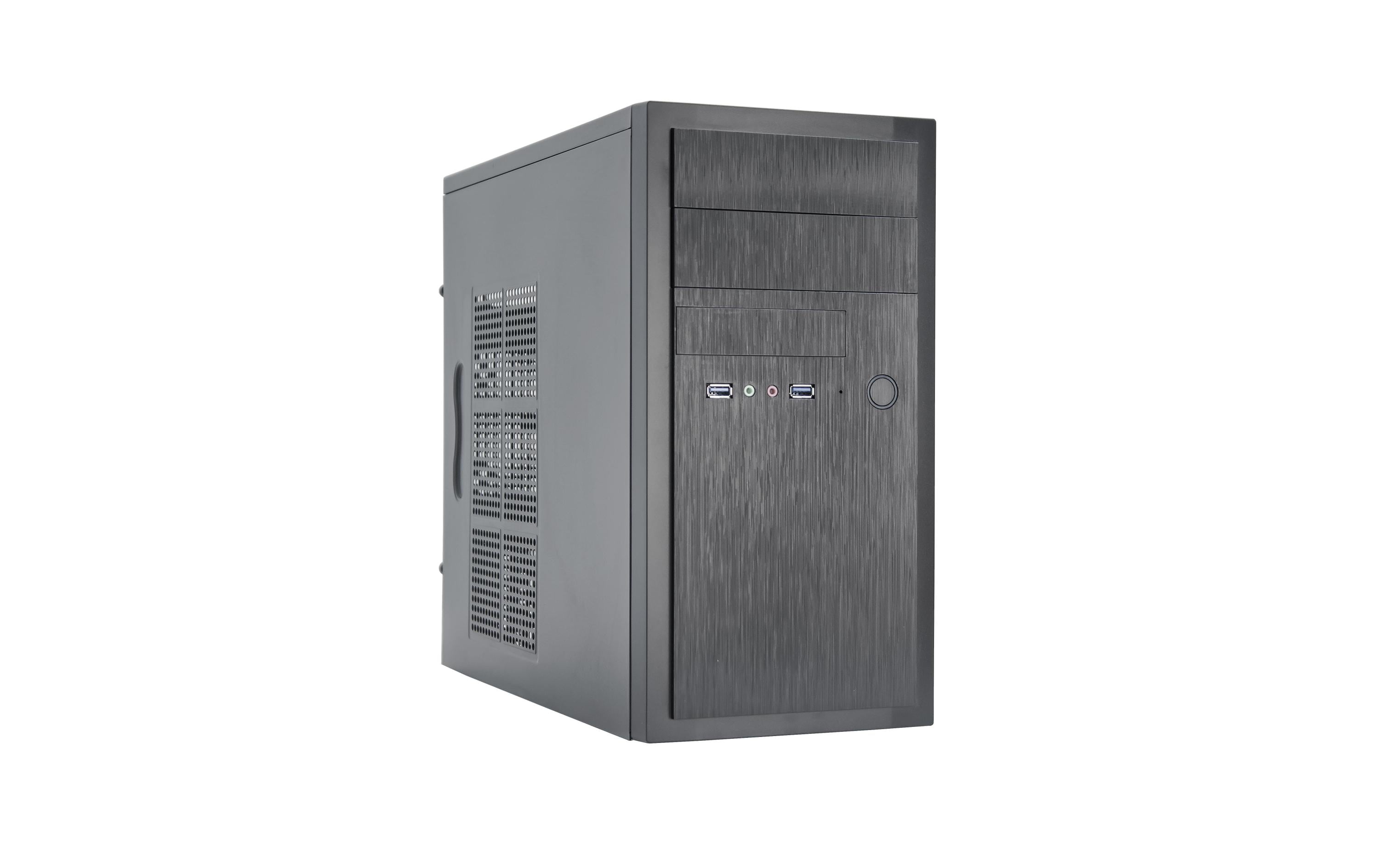 Chieftec mATX Gehäuse HT-01B-350S8, black 2x 5.25" ext., 3x 3.5", 350Watt SFX