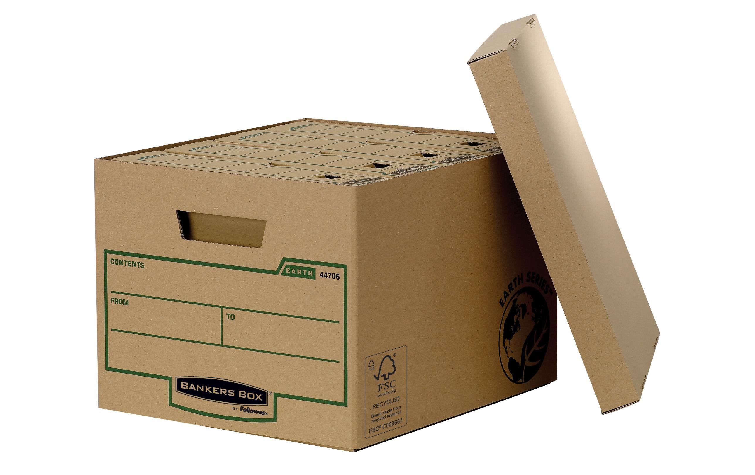 Fellowes R-Kive Earth Serie St. Archivbox 10 Stk., braun