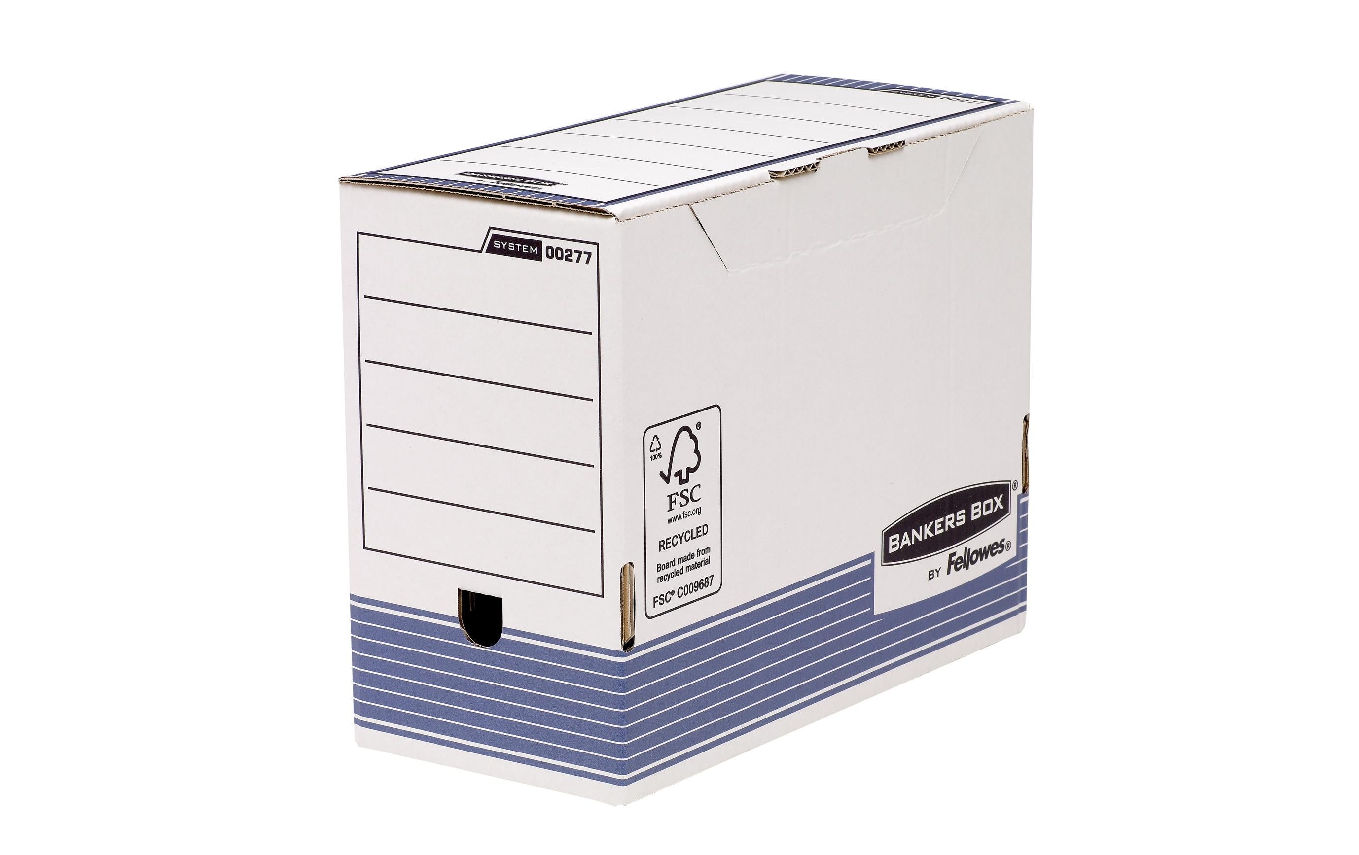 Fellowes R-Kive Prima Archivschachtel A4 10 Stk., blau/weiss, 150mm