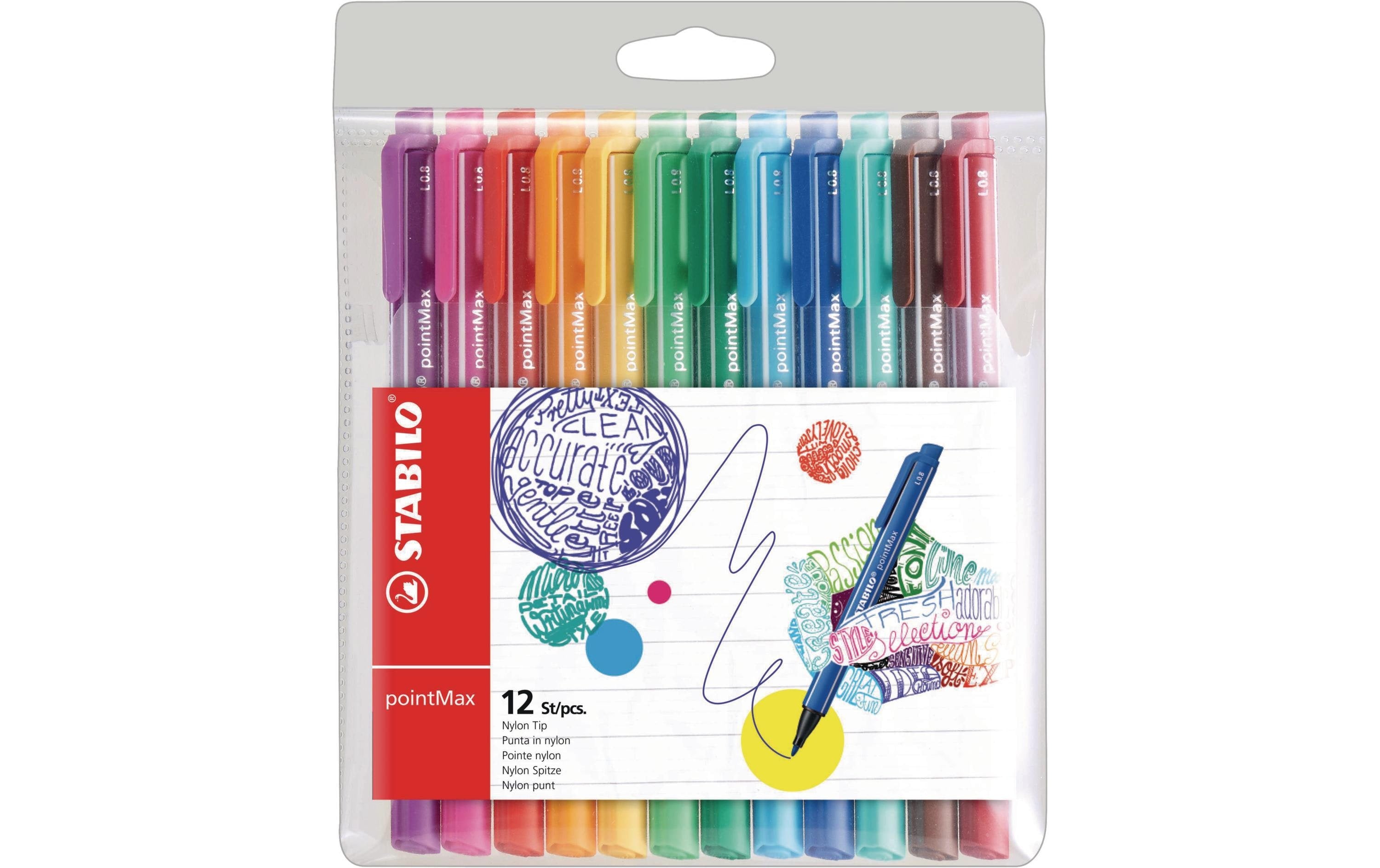 STABILO pointMax 12er Etui verschiedene Farben