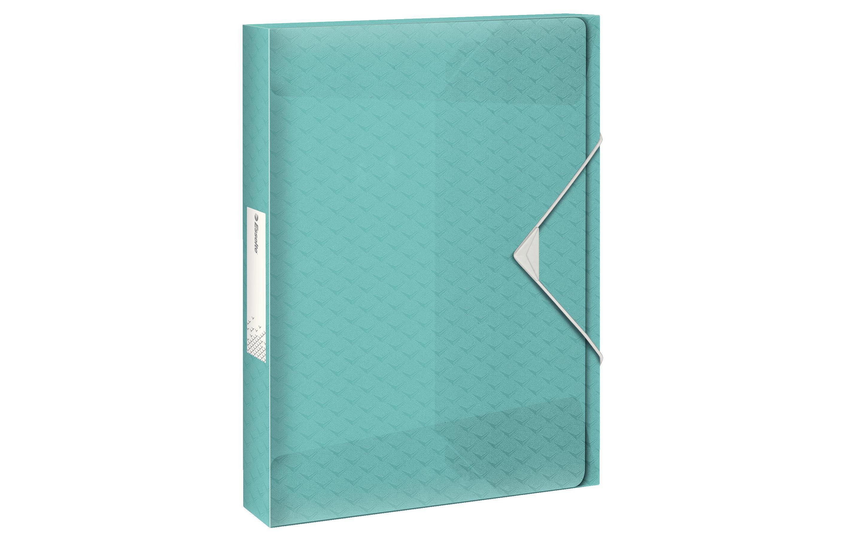 Esselte Colour'ICE Gummibandmappe A4 40mm blau