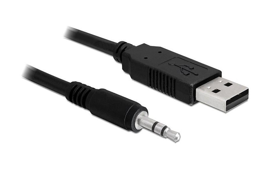 Delock 1.8m USB-Seriel TTL Kabel, Klinke 3P Chipsatz: FTDI 232RL, 5Volt, 3.5mm