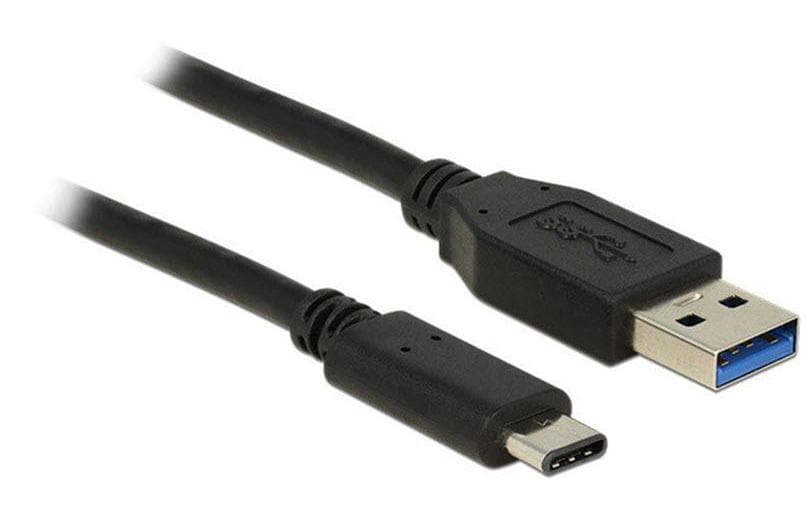 Delock USB3.1 Kabel A-Stecker - Typ-C St. 1m, 10Gbps, Gen2, schwarz