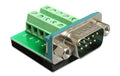 Delock Terminalblock RS232 DB9 Stecker 10 Pin Terminalblock, Pitch 3.81