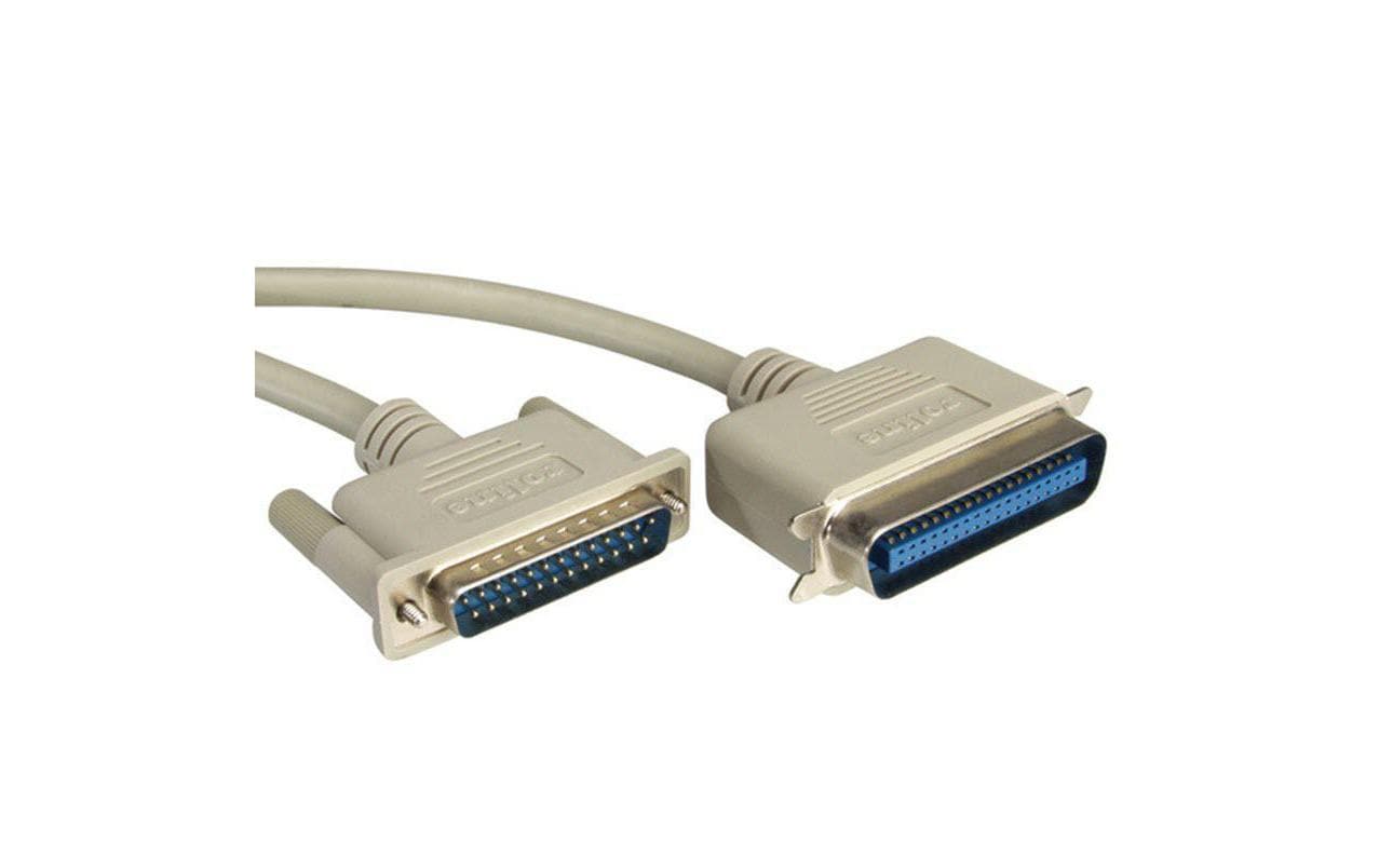 Parallelportkabel DB25 Stecker-Centronics36 3.0m, geschirmt