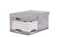 Fellowes Bankes Box System Klappdeckelbox grau, 293x378x545mm, 10Stk.