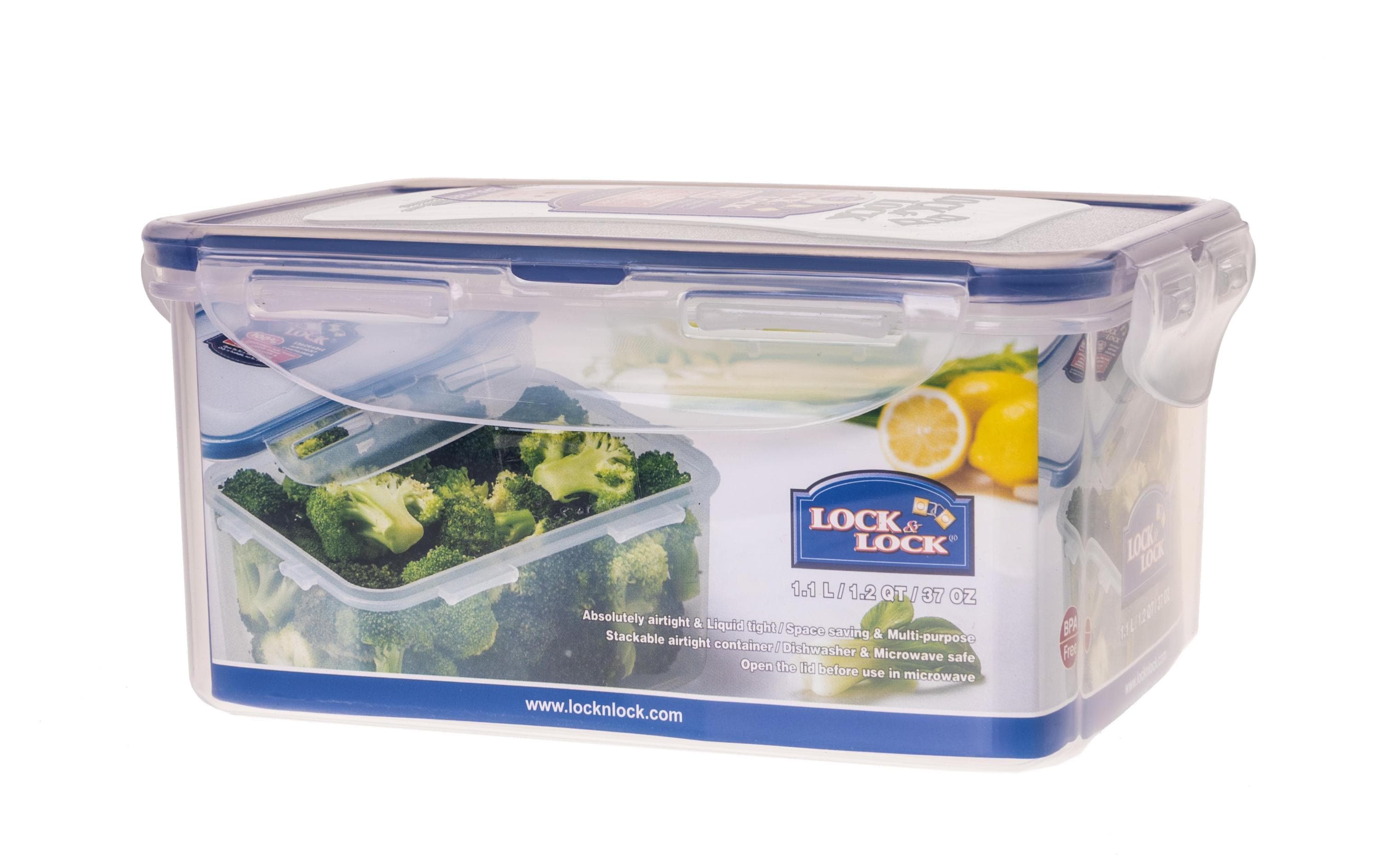 Lock & Lock Vorratsdose rechteckig 1.1l B: 12.8cm H: 8.8cm T: 18.1cm