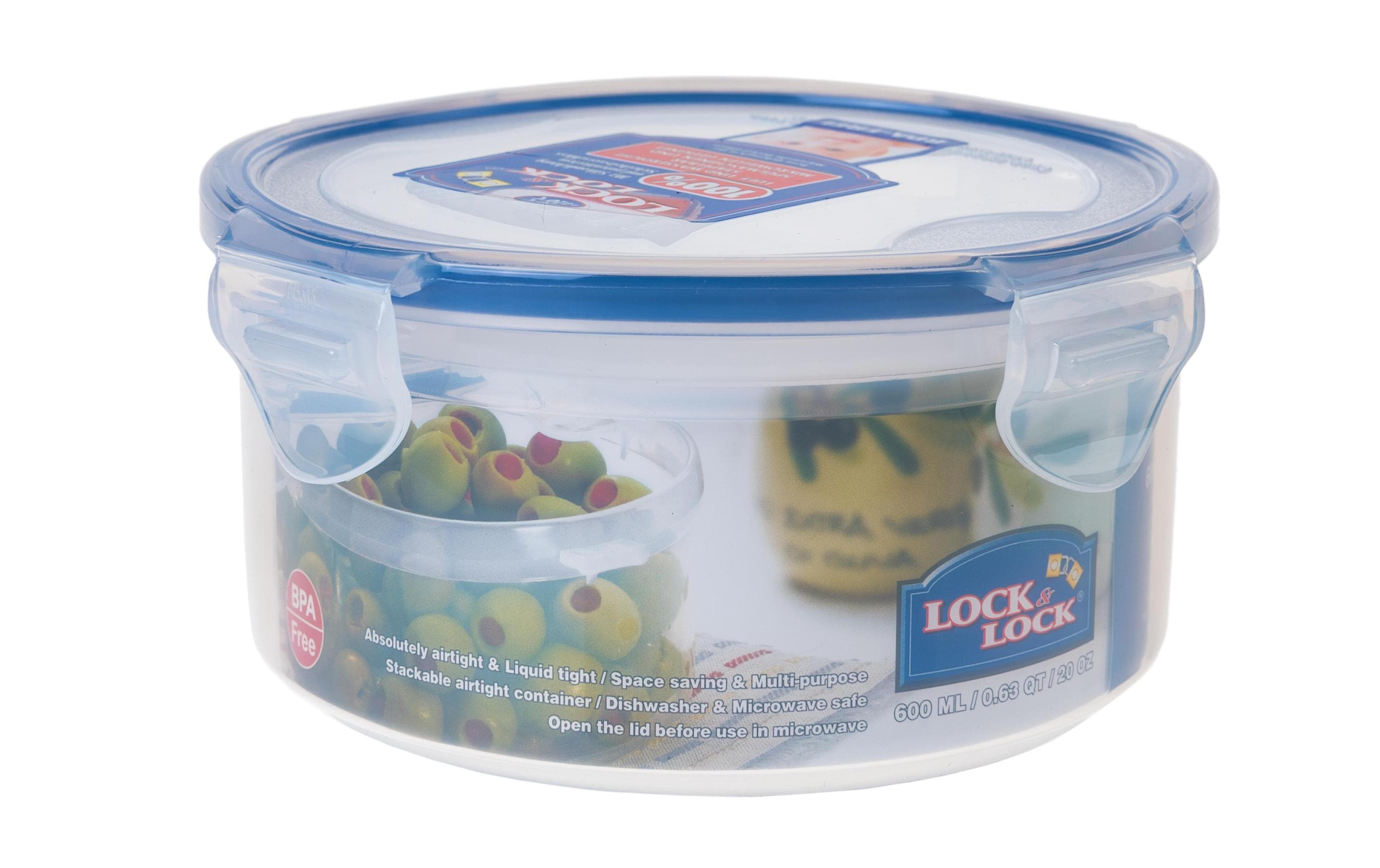 Lock & Lock Vorratsdose rund 0.6 Liter Ø 12.9cm