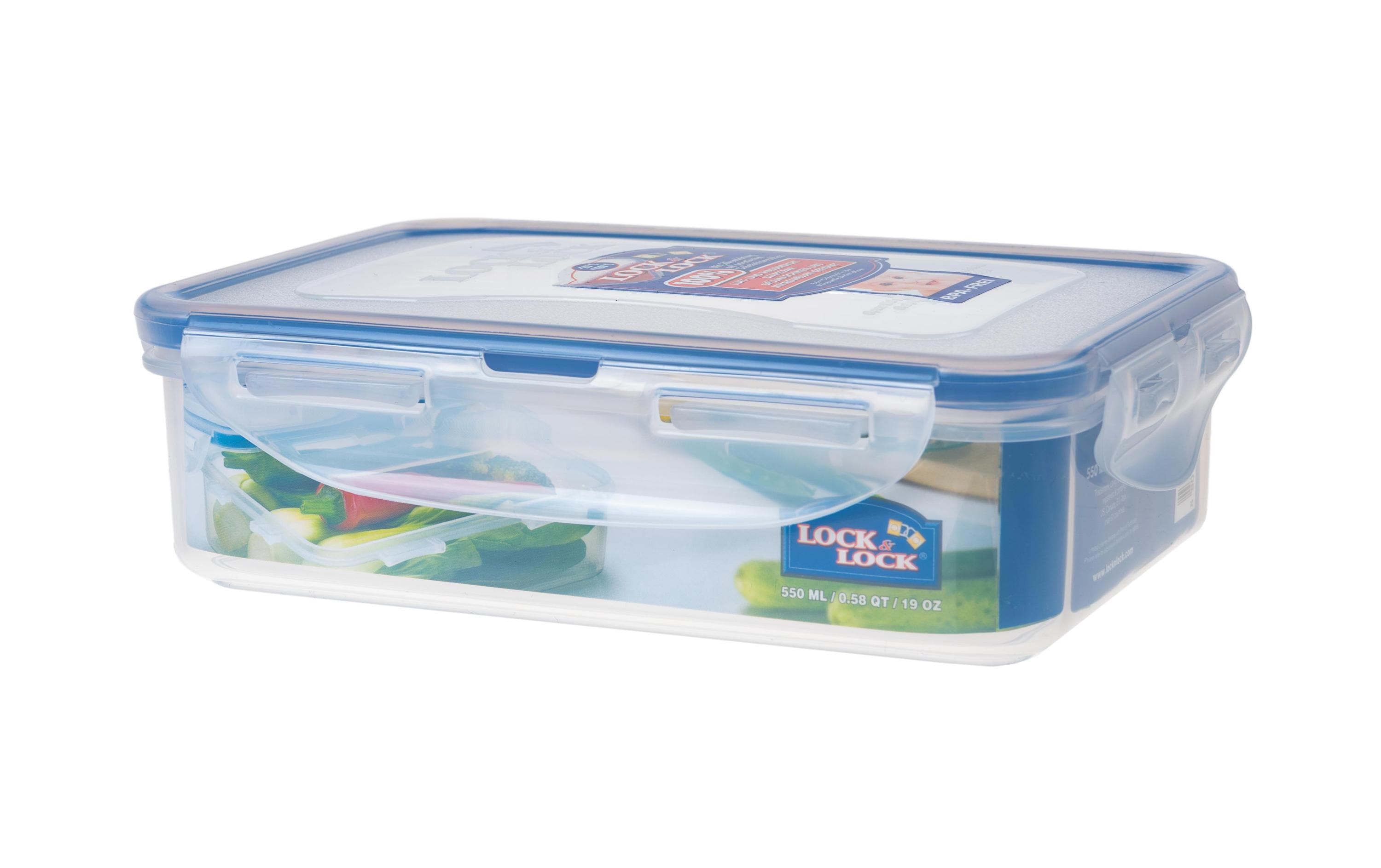 Lock & Lock Vorratsdose rechteckig 0.55l B: 12.8cm H: 5.2cm T: 18.1cm