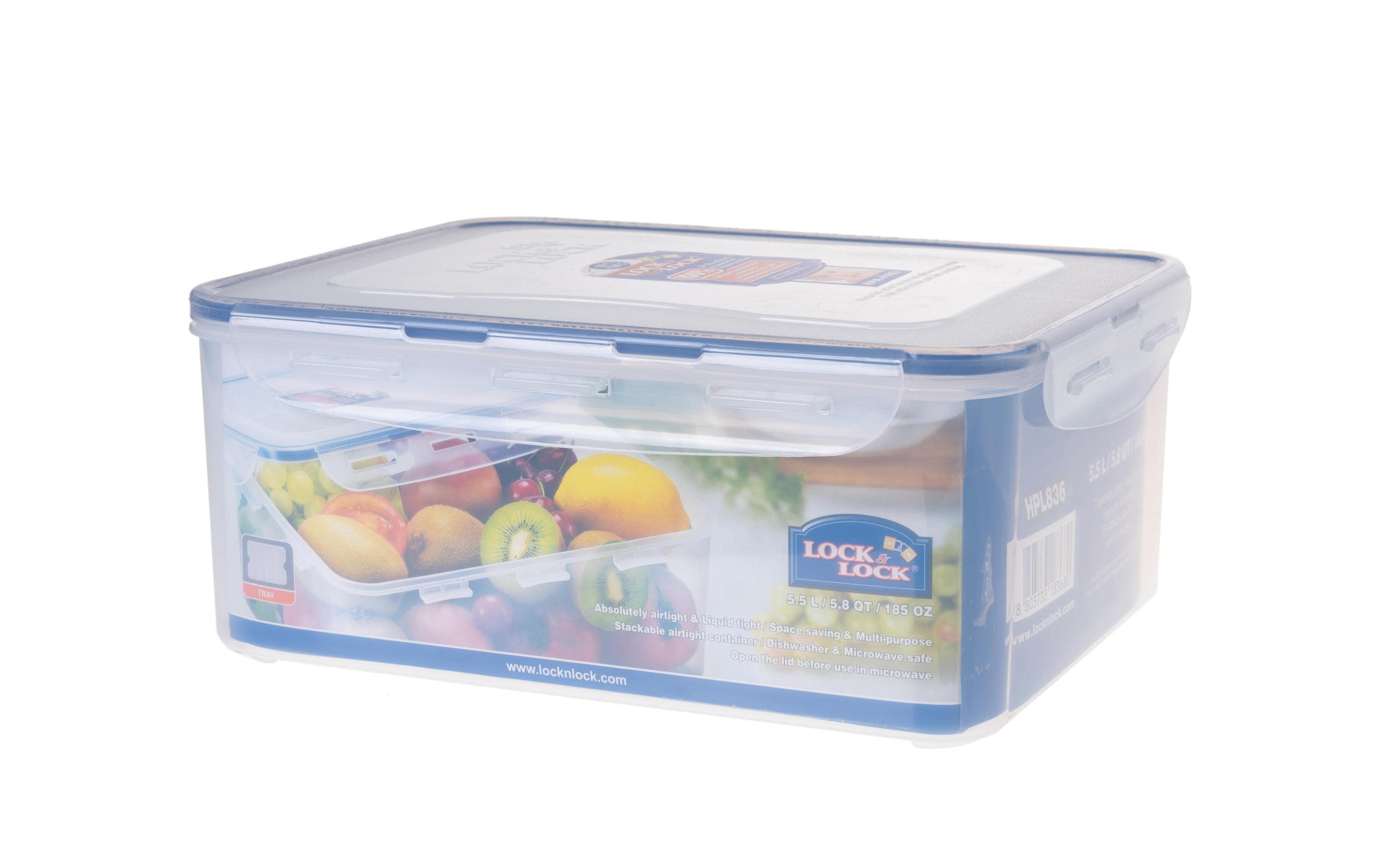 Lock & Lock Vorratsdose rechteckig 5.5l B: 23cm H: 11.8cm T: 29.5cm