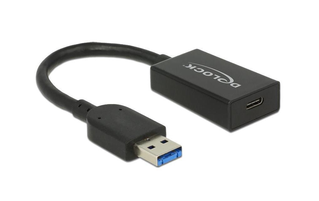USB3.1 Adapter: A-Stecker zu C-Buchse, 15cm für USB3.1 Geräte, bis 10Gbps