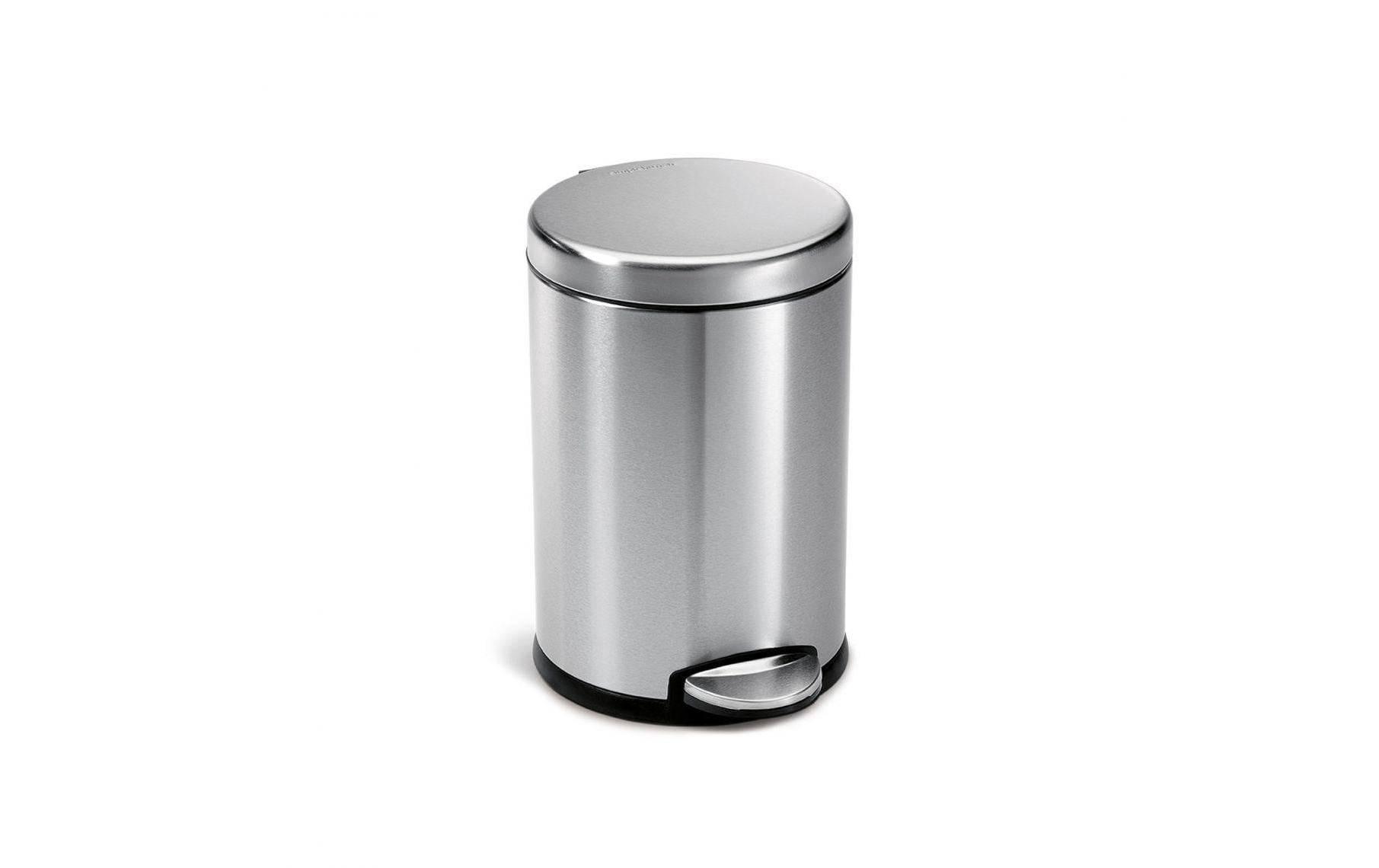 Simplehuman runder Treteimer 4.5L FAS gebürsteter Edelstahl