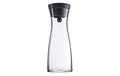 WMF Wasserkaraffe 0.75 l schwarz Basic aus Glas, Höhe 23.7cm