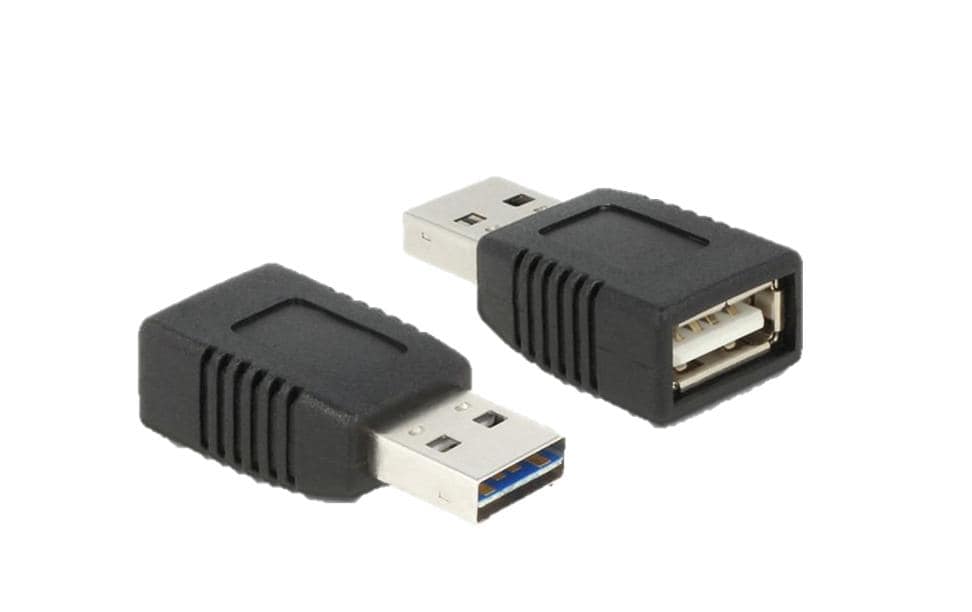 USB2.0 Easy Adapter: A-Buchse zu B-Stecker Stecker beidseitig verwendbar