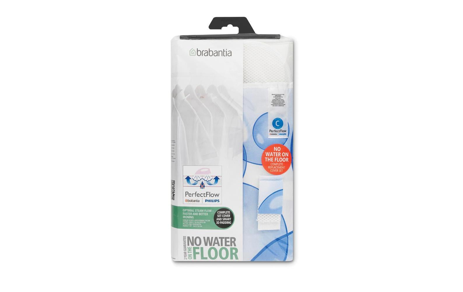 Brabantia Bügelbrett-Überzug Perfect Flow für Bügelfläche 124x45cm