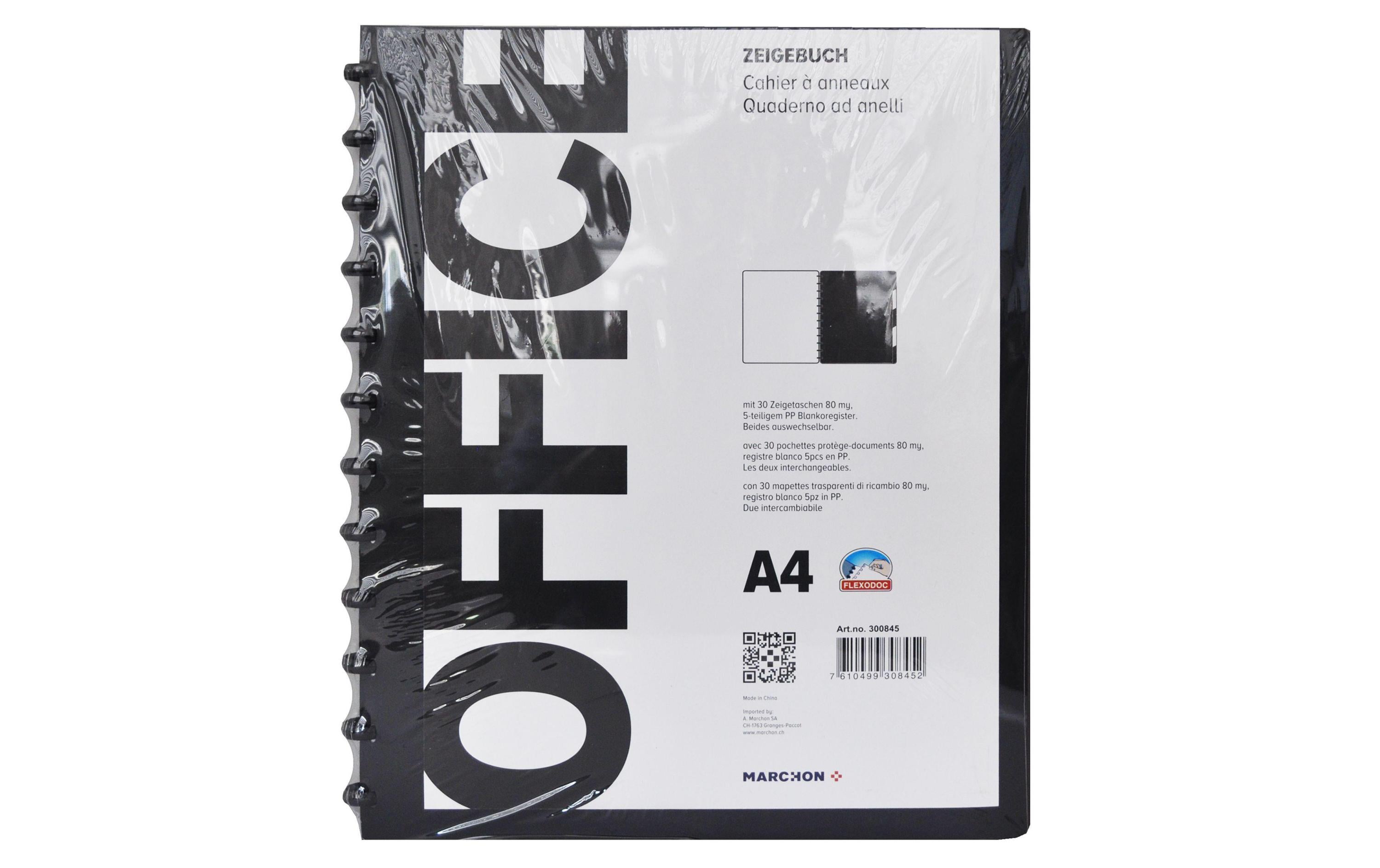 Office Zeigebuch A4 30 Zeigetaschen