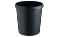 Helit Papierkorb schwarz, 18 Liter Höhe 320mm
