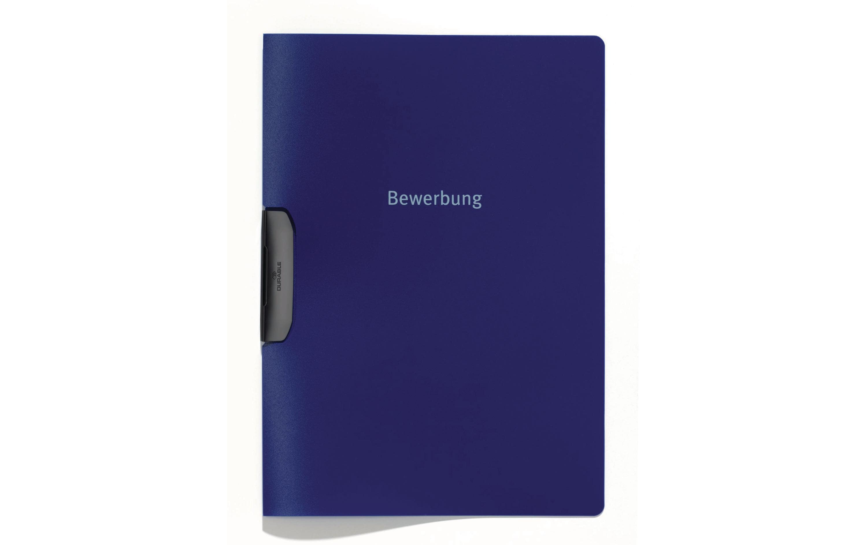 Durable DURASWING JOB dunkelblau, 5 Stk Inhalt: 5 Stk., Aufdruck „BEWERBUNG"