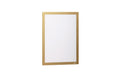 Durable Magaframe A4, gold, 2 Stück selbstklebende Informationsrahmen
