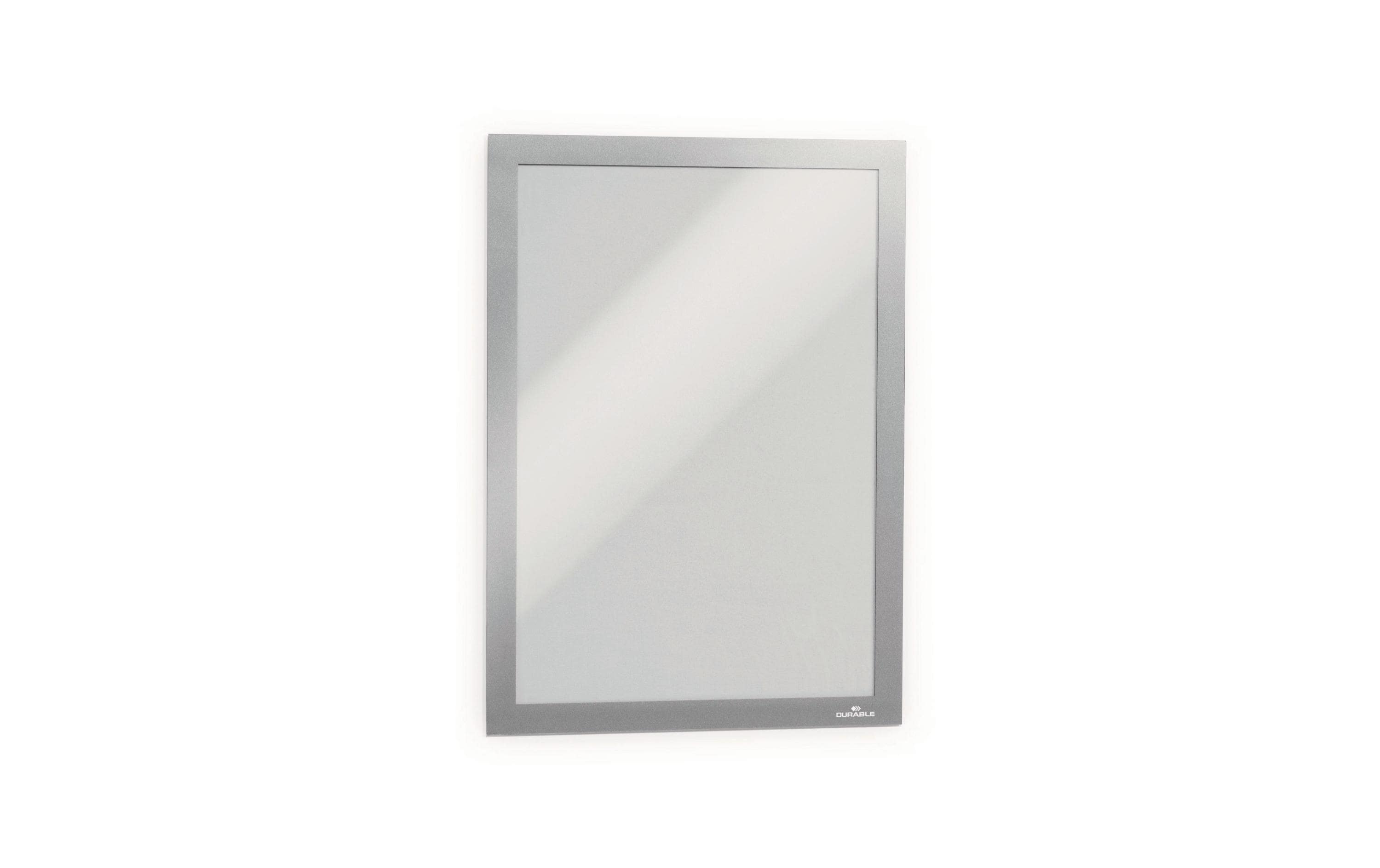 Durable Duraframe A4, silber, 2 Stück selbstklebende Informationsrahmen