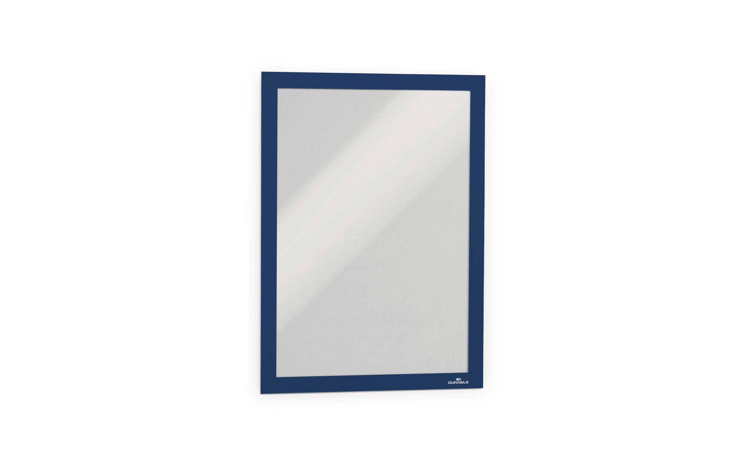 Durable Magaframe A4, blau, 2 Stück selbstklebende Informationsrahmen