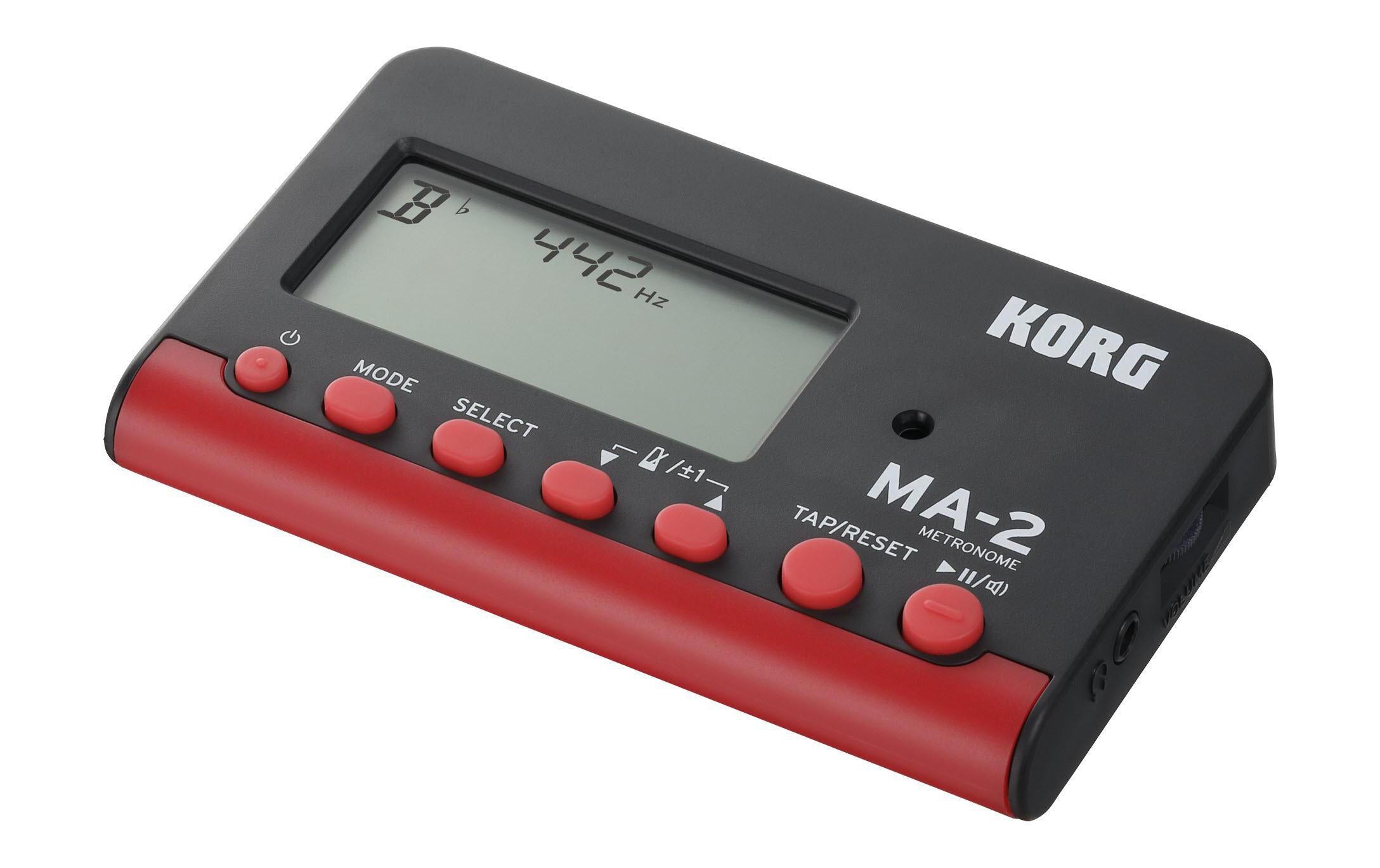 Korg MA-2 Metronom digital, schwarz/rot