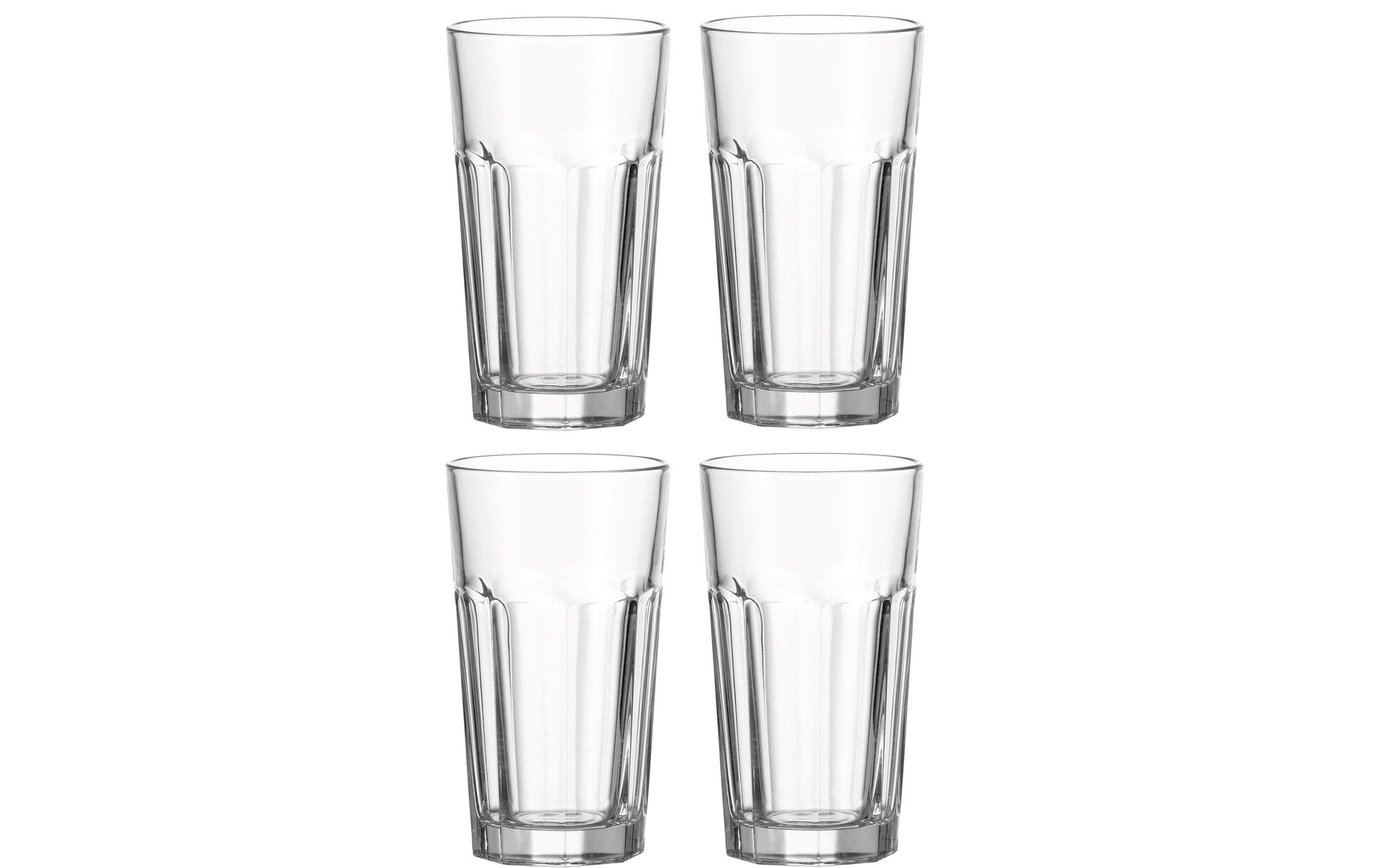 Leonardo Glas Longdrinkbecher XL Rock 540ml 4er Set
