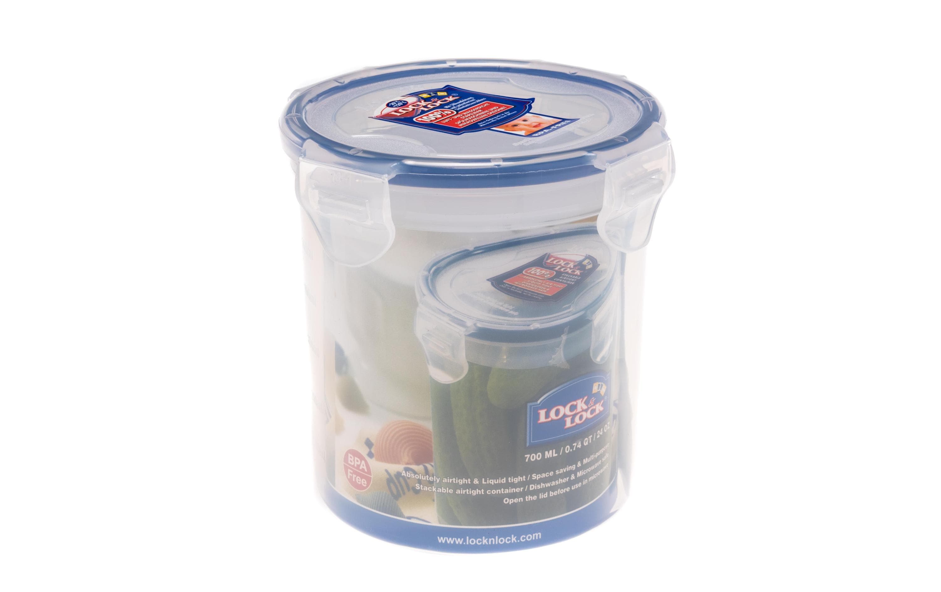 Lock & Lock Vorratsdose rund 0.7 Liter Ø 11.4cm