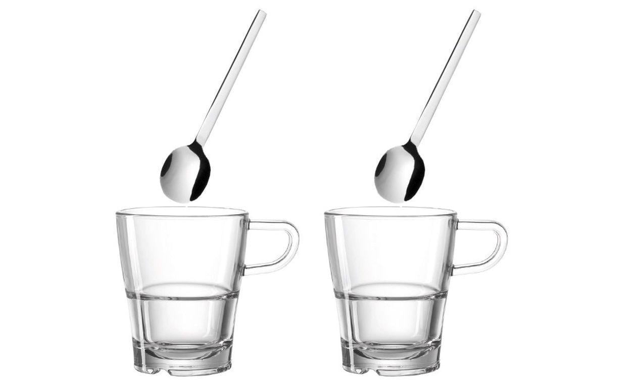 Leonardo Kaffeetassen Senso 4-teilig 4-teilig, Fassungsvermögen 170ml