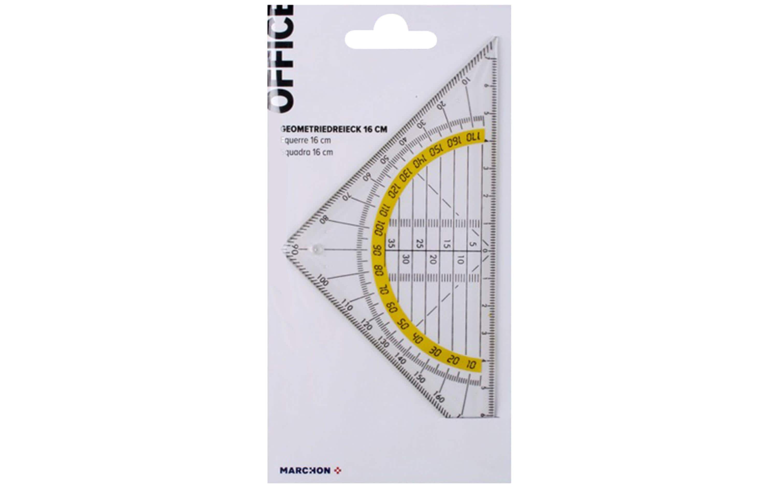 Office Geometrie-Dreieck 16cm