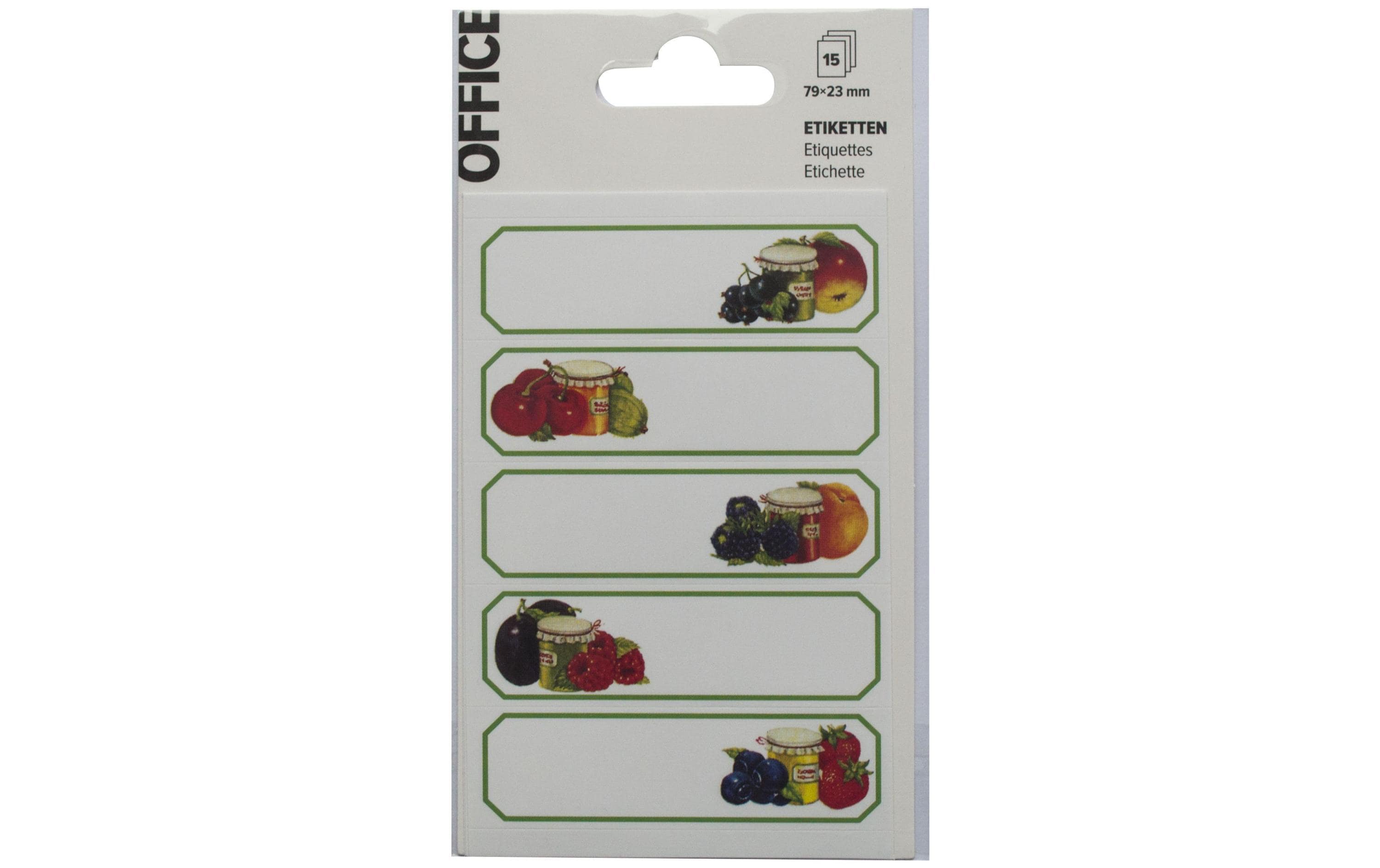 Office Etiketten Einmach 78x23mm 15Stk.