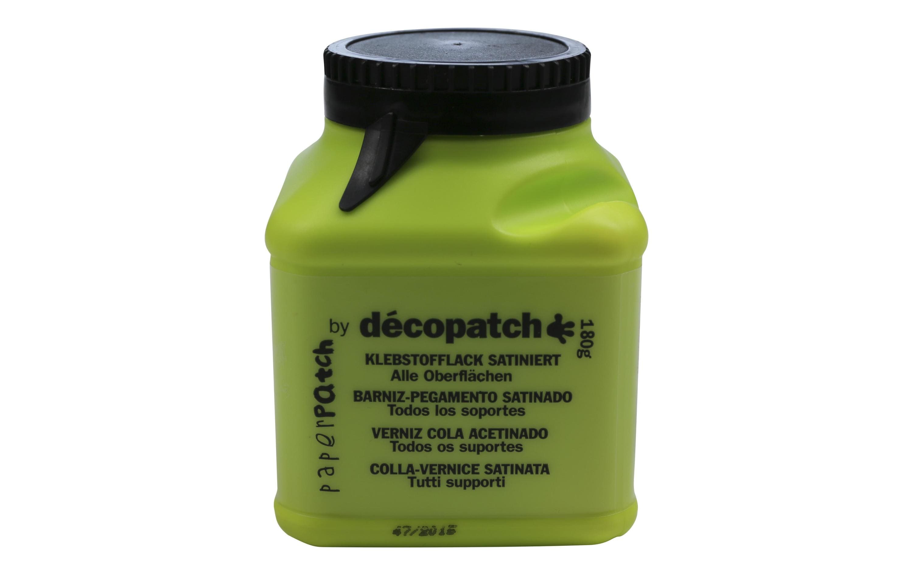 décopatch Klebstofflack seidenmatt 180ml Klebt und bildet gleichzeitig Schutzschicht