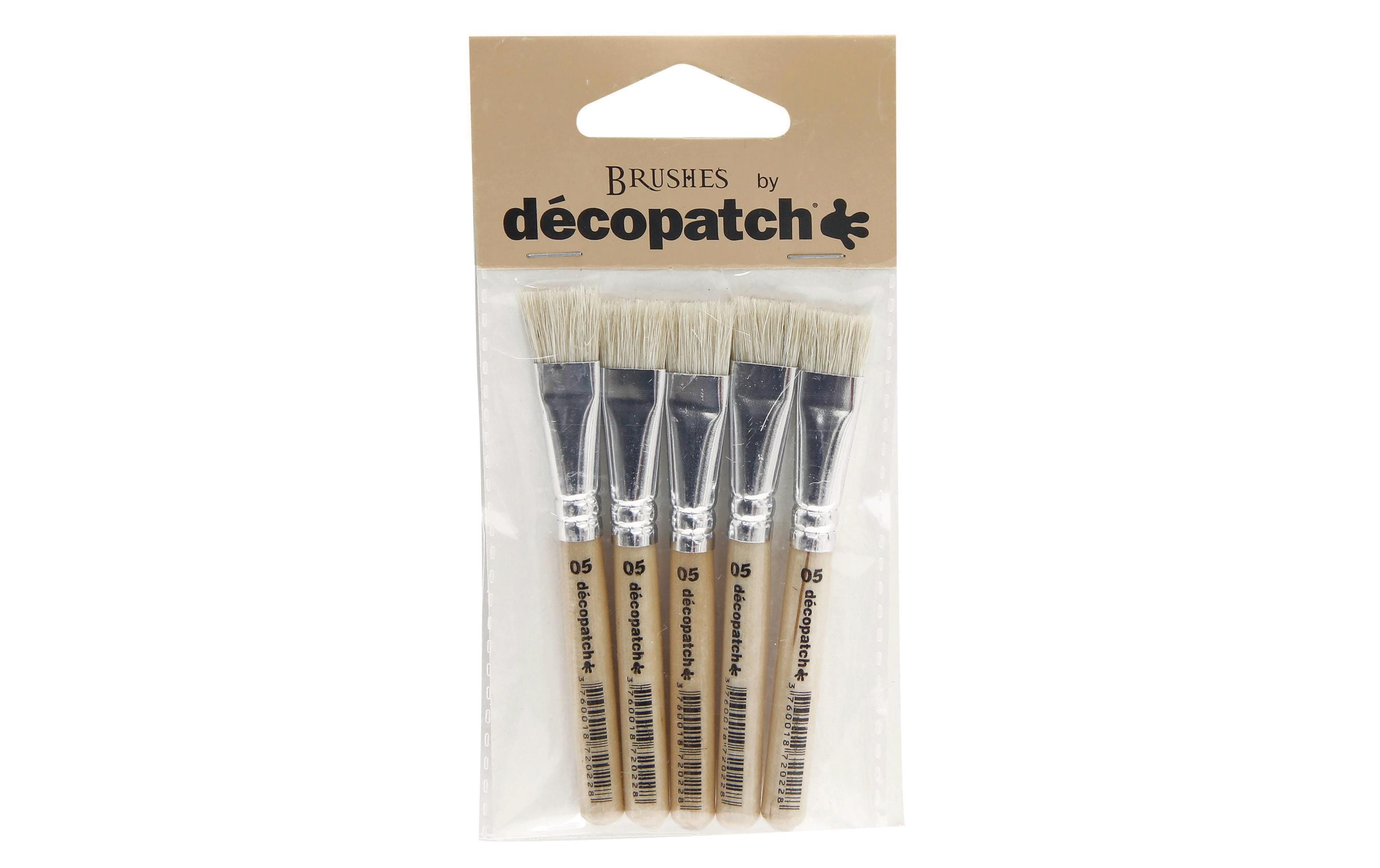 décopatch Pinsel Seide, 5er Set 5 x Grösse 10