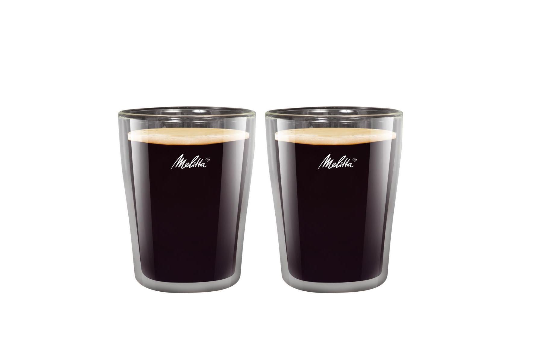 Melitta Lungo Gläser 200 ml, doppelwandig